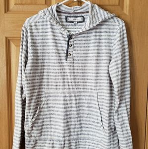 Mens S long sleeve t-shirt with hoodie